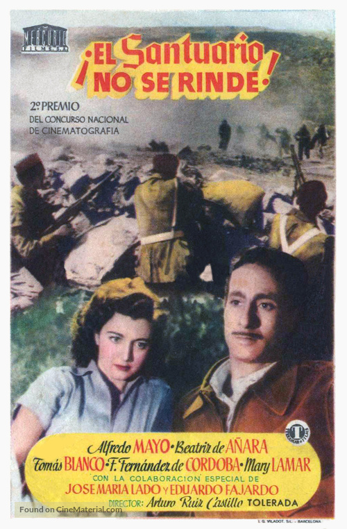 El santuario no se rinde - Spanish Movie Poster