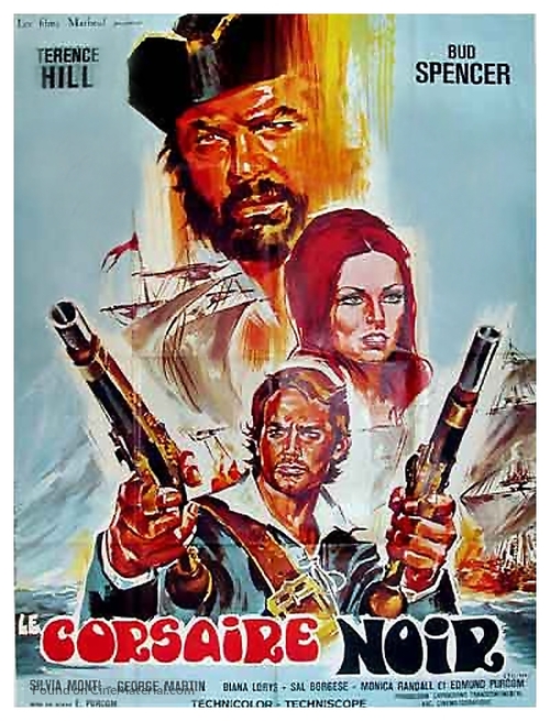 Il corsaro nero - French Movie Poster