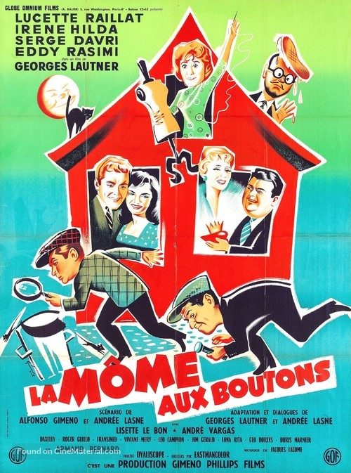 La m&ocirc;me aux boutons - French Movie Poster