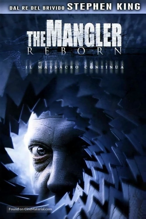 The Mangler Reborn - Italian Movie Cover