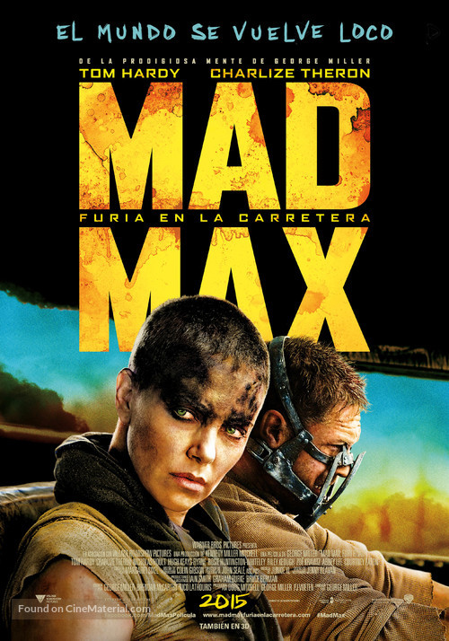 Mad Max: Fury Road - Spanish Movie Poster