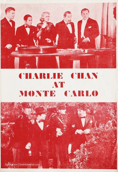 Charlie Chan at Monte Carlo - British poster