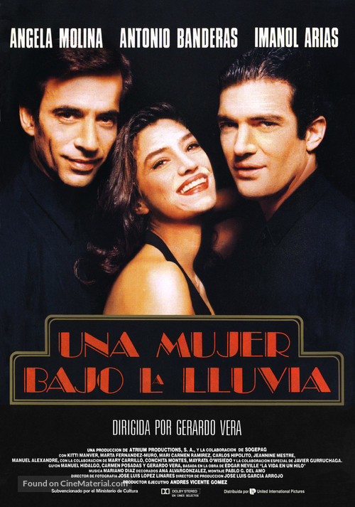 Mujer bajo la lluvia, Una - Spanish Movie Poster