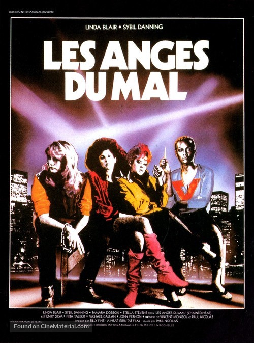 Chained Heat - French Movie Poster
