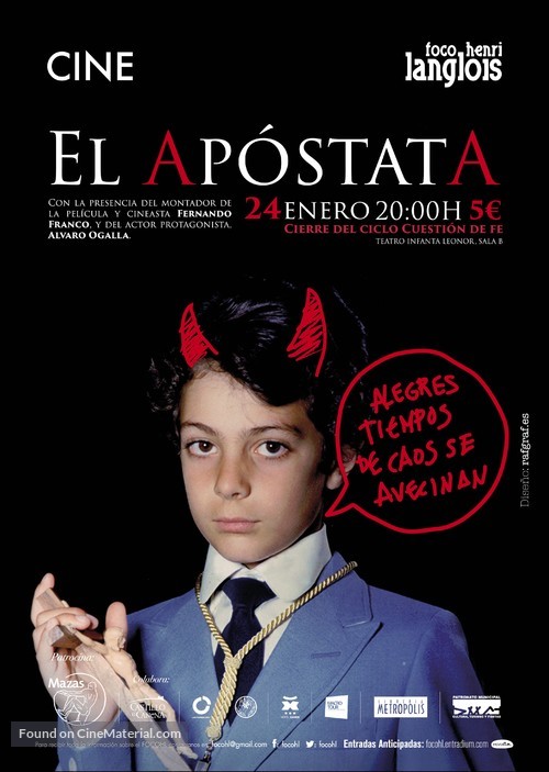 El ap&oacute;stata - Spanish Movie Poster