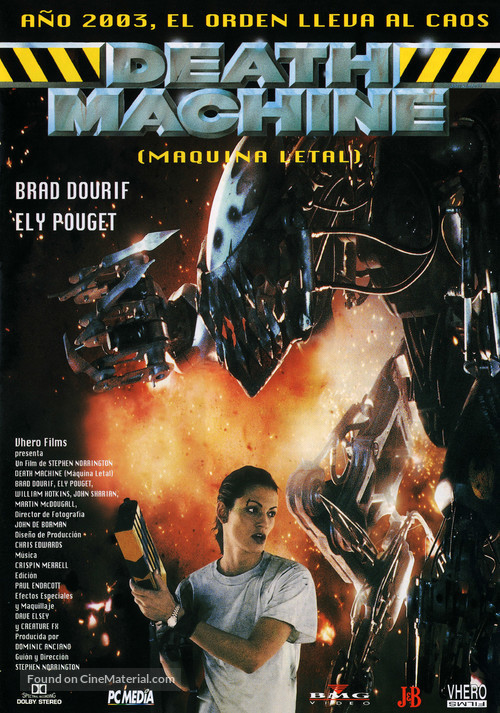 Death Machine - Spanish Movie Poster