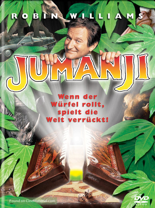 Jumanji - German DVD movie cover