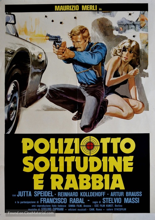 Poliziotto solitudine e rabbia - Italian Movie Poster