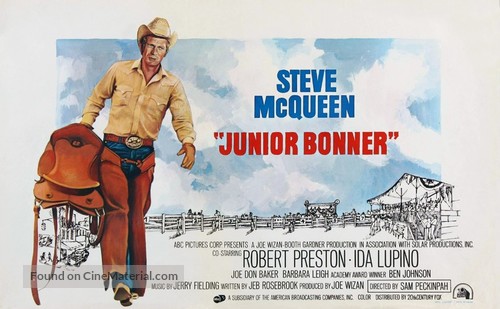 Junior Bonner - Belgian Movie Poster