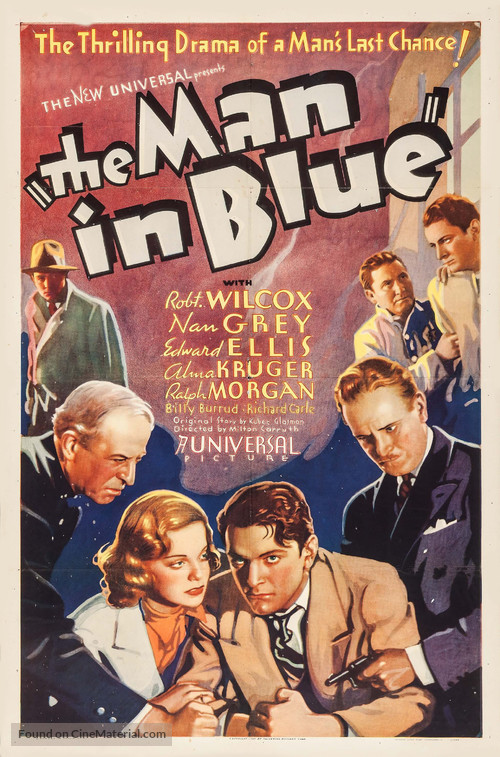 The Man in Blue - Movie Poster