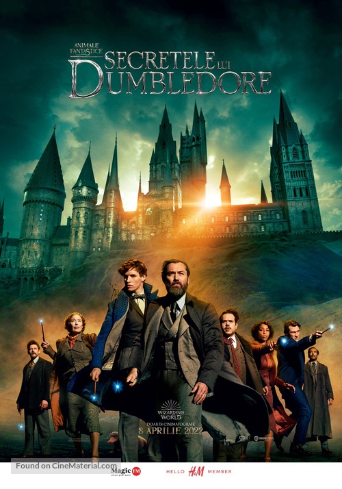 Fantastic Beasts: The Secrets of Dumbledore - Romanian Movie Poster