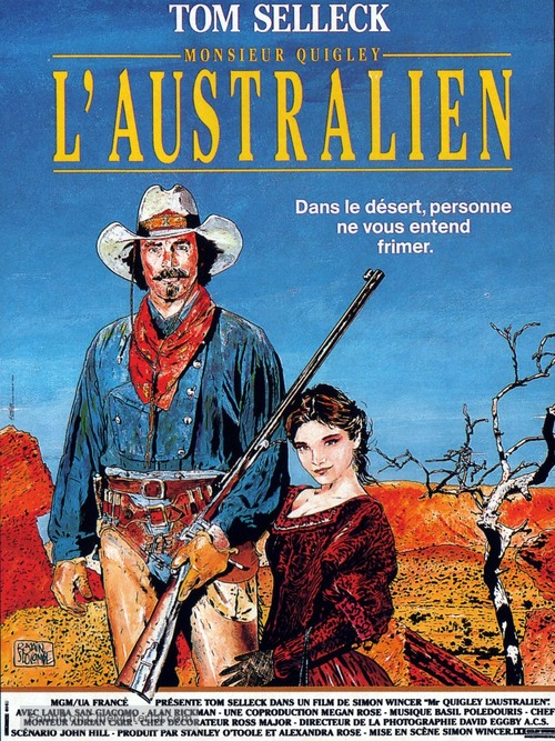 Quigley Down Under - French Movie Poster