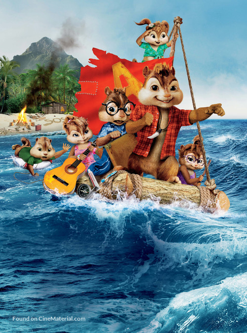 Alvin and the Chipmunks: Chipwrecked - Slovak Key art