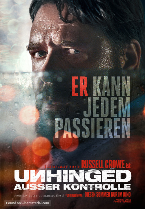 Unhinged - Swiss Movie Poster