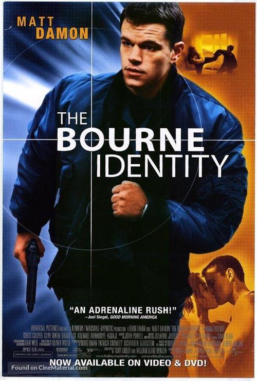 The Bourne Identity - Movie Poster