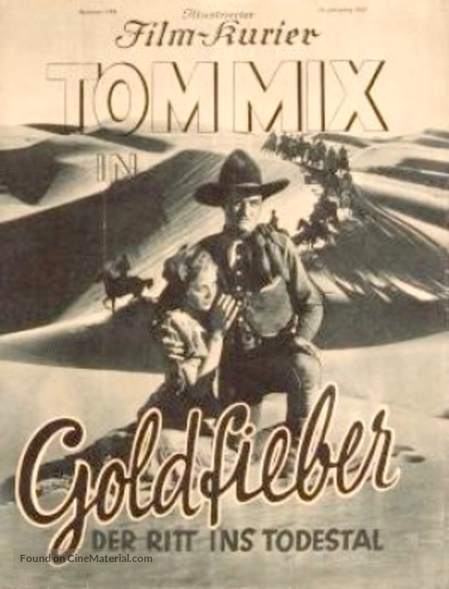 The Rider of Death Valley - German poster