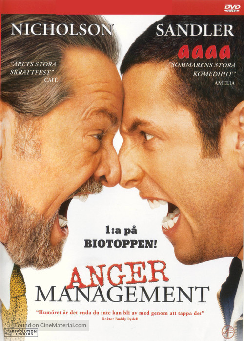 Anger Management - Swedish Movie Cover