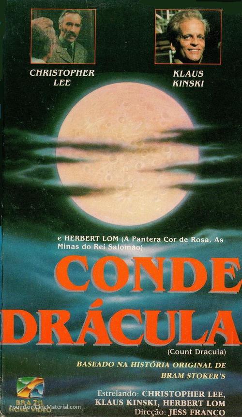 Nachts, wenn Dracula erwacht - Brazilian VHS movie cover