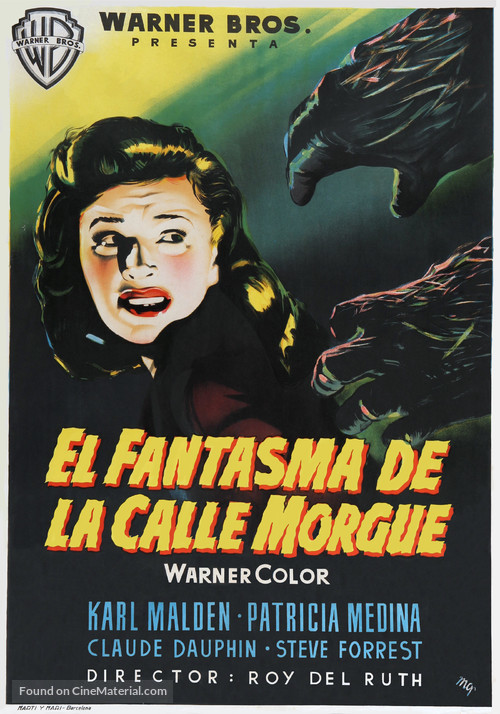Phantom of the Rue Morgue - Spanish Movie Poster
