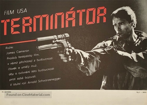 The Terminator - Czech Movie Poster