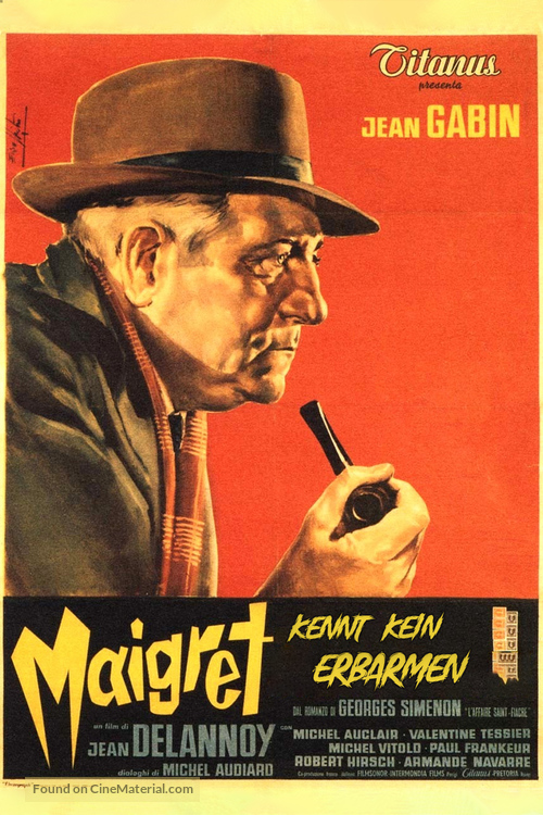 Maigret et l&#039;affaire Saint-Fiacre - German Movie Poster