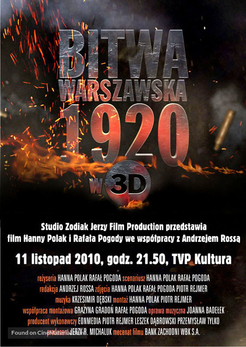 Bitwa warszawska 1920 - Polish Movie Poster