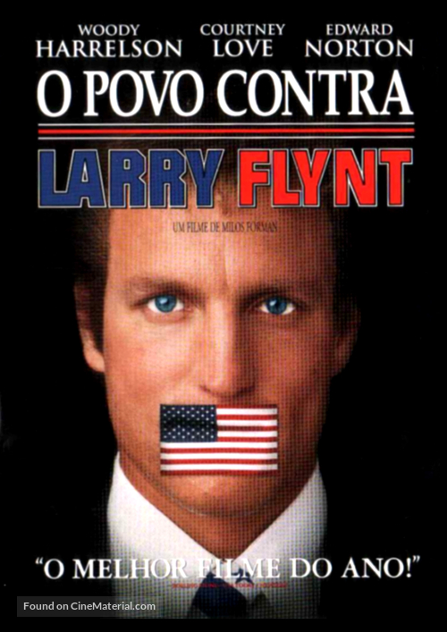 The People Vs Larry Flynt - Brazilian Movie Cover
