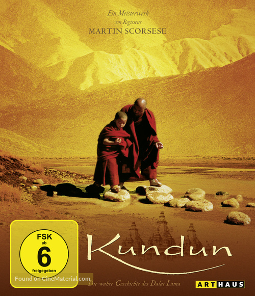 Kundun - German Blu-Ray movie cover