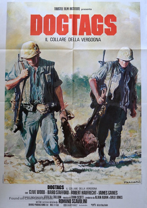 Dog Tags - Italian Movie Poster