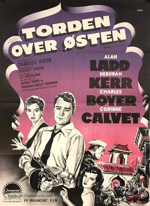 Thunder in the East - Danish Movie Poster