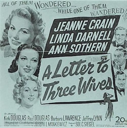 A Letter to Three Wives - Movie Poster