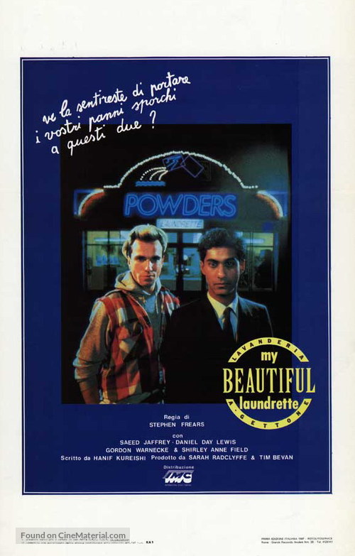 My Beautiful Laundrette - Italian Movie Poster