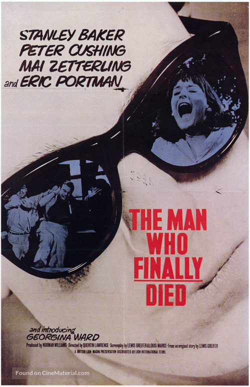 The Man Who Finally Died - British Movie Poster