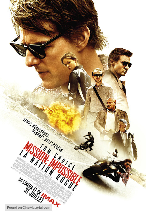 Mission: Impossible - Rogue Nation - Canadian Movie Poster