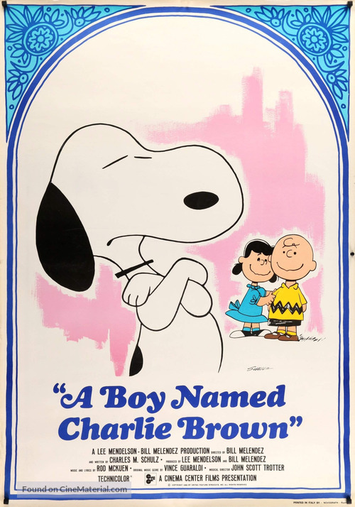 A Boy Named Charlie Brown - Italian Movie Poster