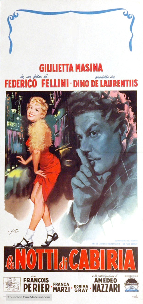 Le notti di Cabiria - Italian Movie Poster