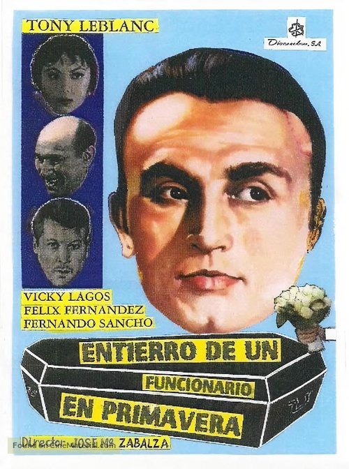 Entierro de un funcionario en primavera - Spanish Movie Poster