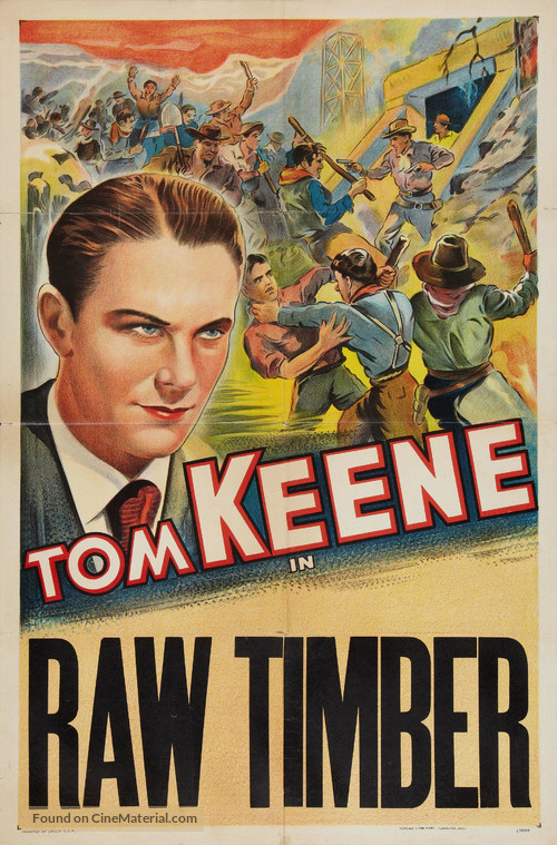 Raw Timber - Re-release movie poster