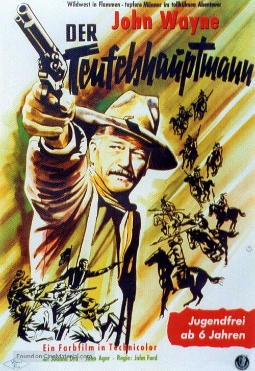 She Wore a Yellow Ribbon - German Movie Poster