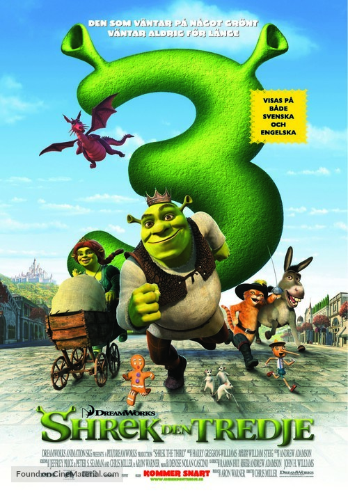 Shrek the Third - Swedish Movie Poster