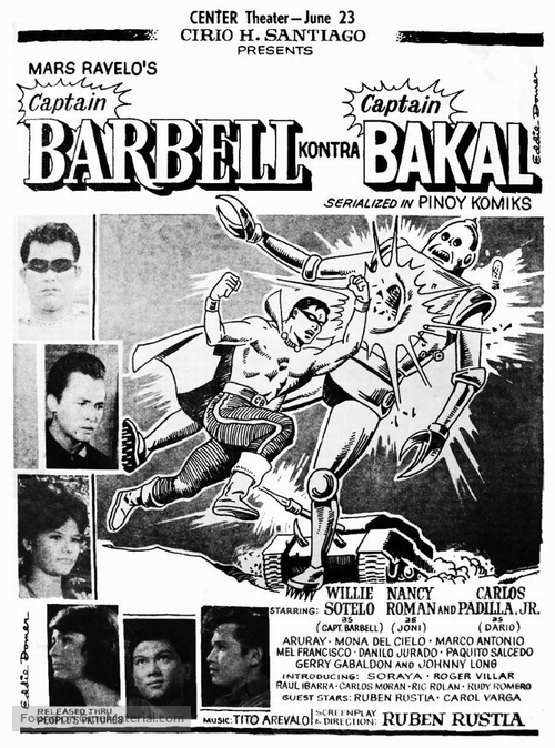 Captain Barbell kontra Captain Bakal - Philippine Movie Poster