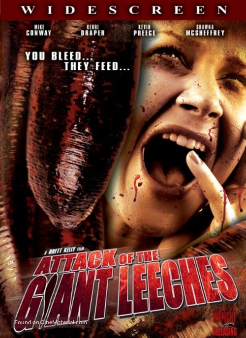 Attack of the Giant Leeches - DVD movie cover