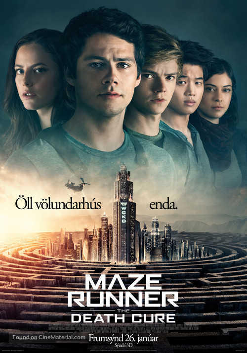 Maze Runner: The Death Cure - Icelandic Movie Poster