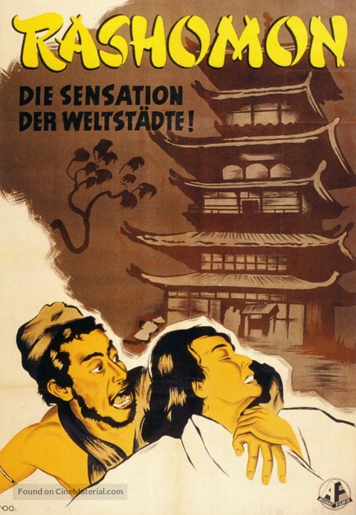 Rash&ocirc;mon - German Movie Poster