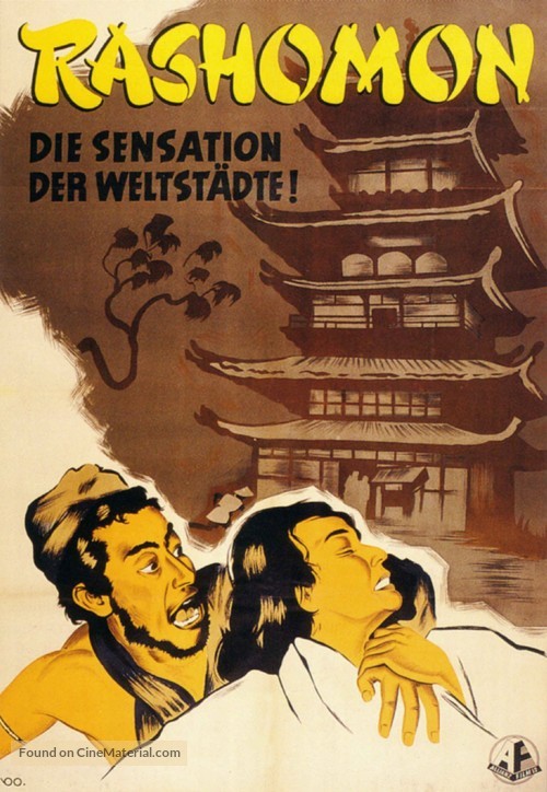 Rash&ocirc;mon - German Movie Poster