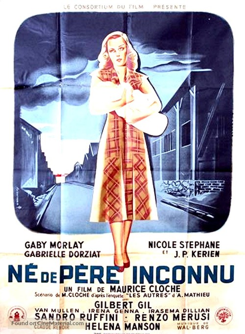 N&eacute; de p&egrave;re inconnu - French Movie Poster