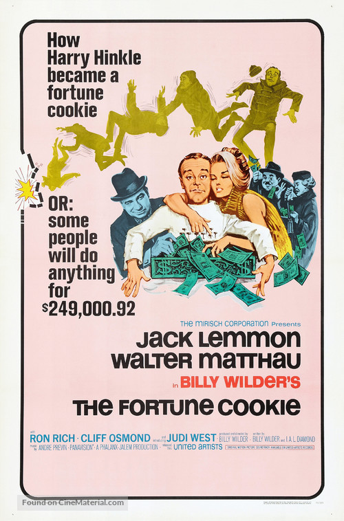 The Fortune Cookie - Theatrical movie poster