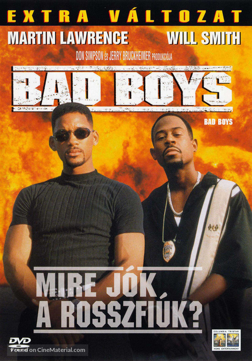 Bad Boys - Hungarian DVD movie cover