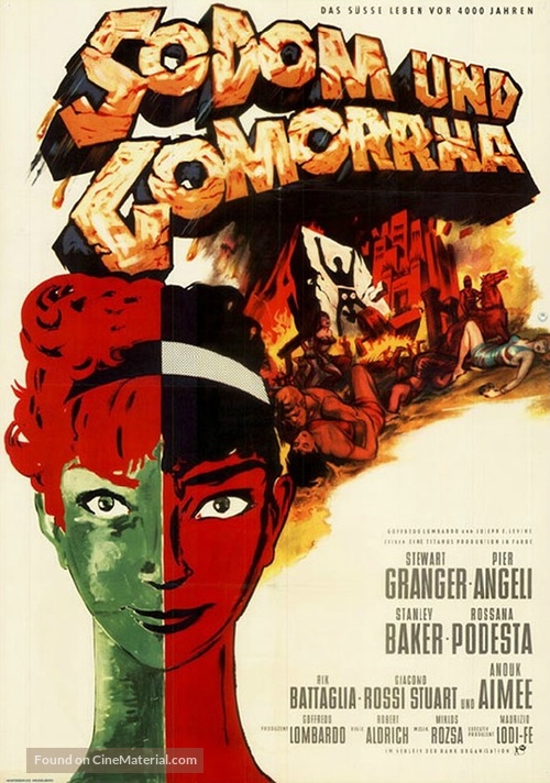 Sodom and Gomorrah - German Movie Poster