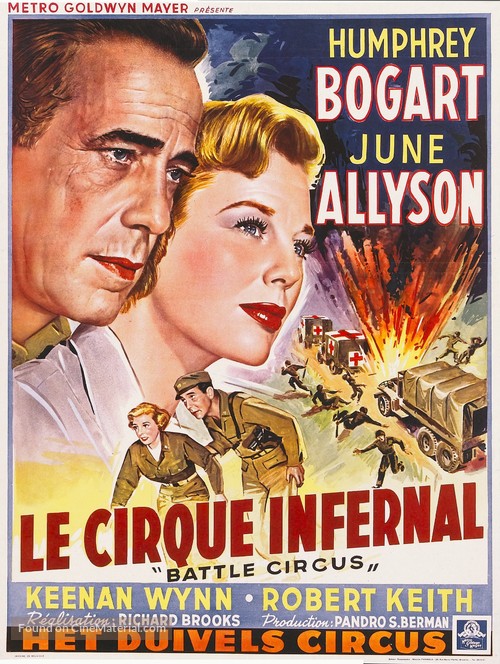 Battle Circus - Belgian Movie Poster